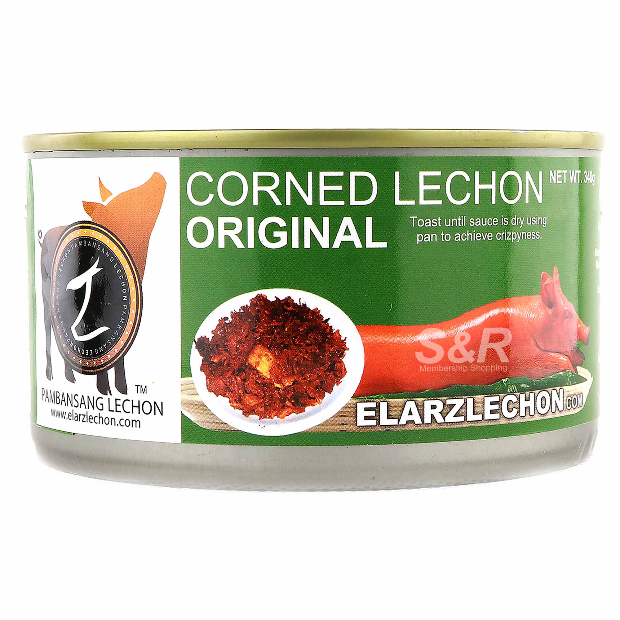 Elarz Lechon Corned Lechon Original 340g Elarz Lechon Corned Lechon Original 340g